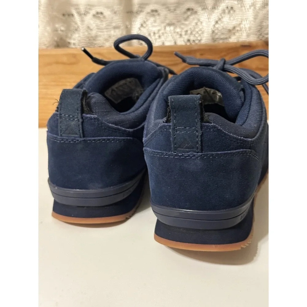 Ridgemont Monty Hiking Shoes Mens 6 Womens 7.5 Dark Blue Suede & Canvas Sneakers